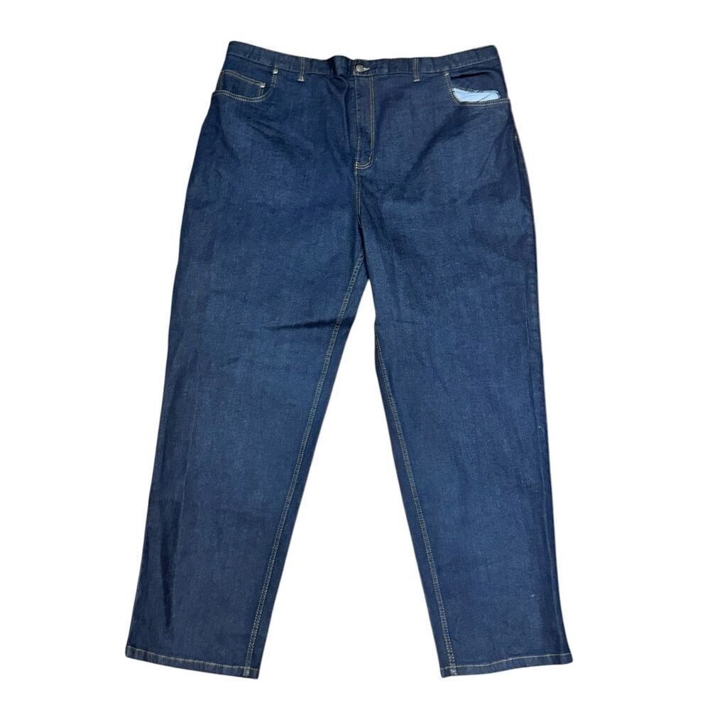 NEW WITH TAGS HB Men’s Continuous Comfort Waistband Dark Wash Denim Jeans RN#588